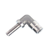 nickel plated elbow plug in push in fitting