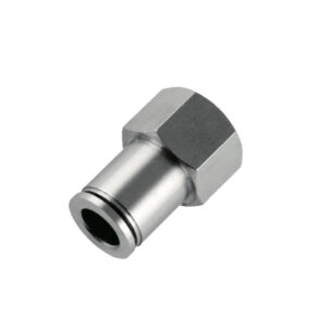 nickel plated female straight g thread push in fitting