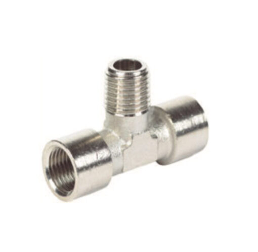 nickel plated male female tee pipe fitting