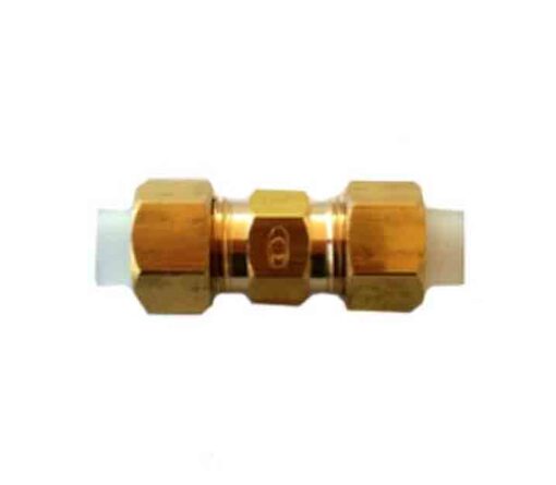 Brass straight union insert fitting tube pipe fitting
