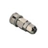 steel quick connect coupler with nut